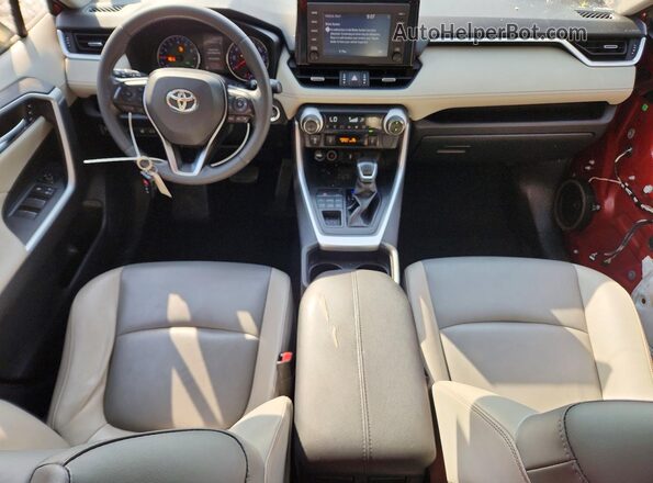 JTMA1RFV5KD511689 2019 TOYOTA RAV4 Burgundy Вид панелі приладів