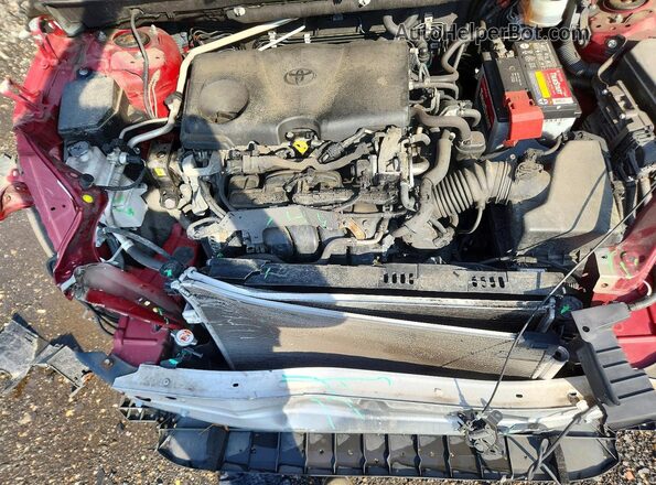 JTMA1RFV5KD511689 2019 TOYOTA RAV4 Burgundy Вид підкапотного простору
