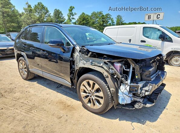 JTMA1RFV7KJ019053 2019 TOYOTA RAV4 Black Передня права чверть