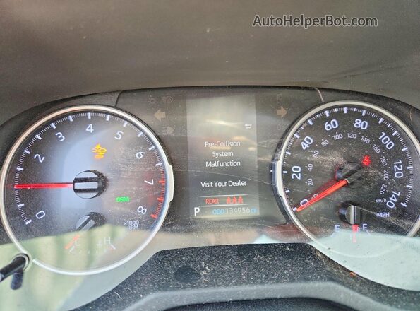 JTMA1RFV7KJ019053 2019 TOYOTA RAV4 Black Вид щитка приладів