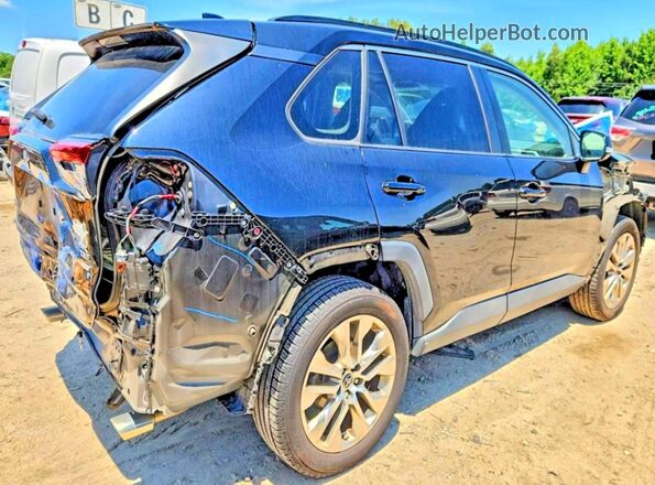 JTMA1RFV7KJ019053 2019 TOYOTA RAV4 Black Задня права чверть