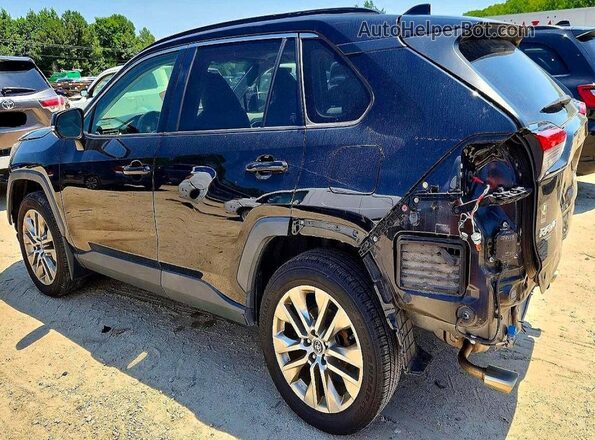 JTMA1RFV7KJ019053 2019 TOYOTA RAV4 Black Задня ліва чверть