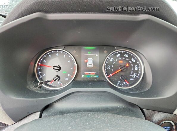 JTMA1RFV7MD079156 2021 TOYOTA RAV4 Black Vista del cuadro de instrumentos