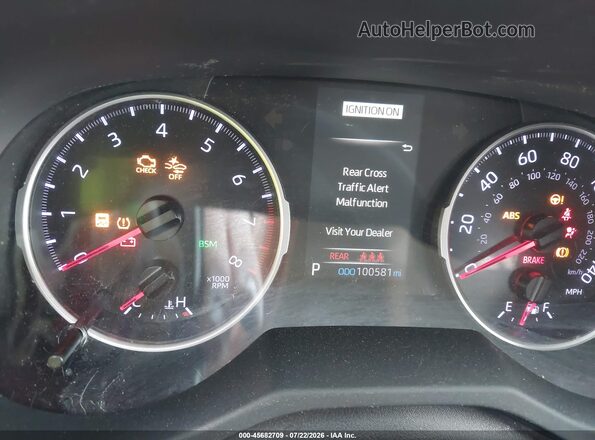 JTMA1RFV8KD008982 2019 TOYOTA RAV4 Red Vista de los asientos traseros