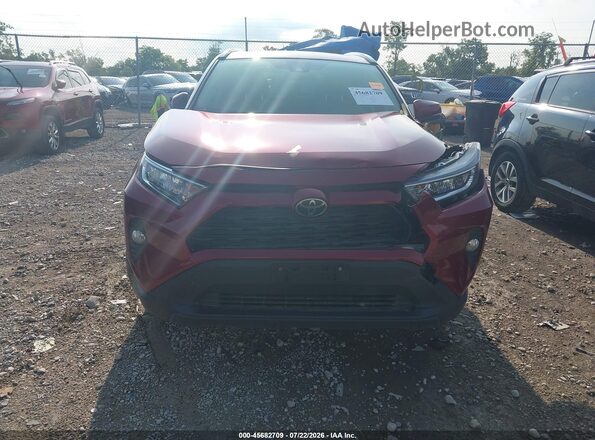 JTMA1RFV8KD008982 2019 TOYOTA RAV4 Red Vista del cuadro de instrumentos