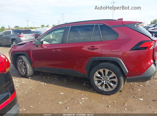 JTMA1RFV8KD008982 2019 TOYOTA RAV4 Red Vista interior de 360 grados