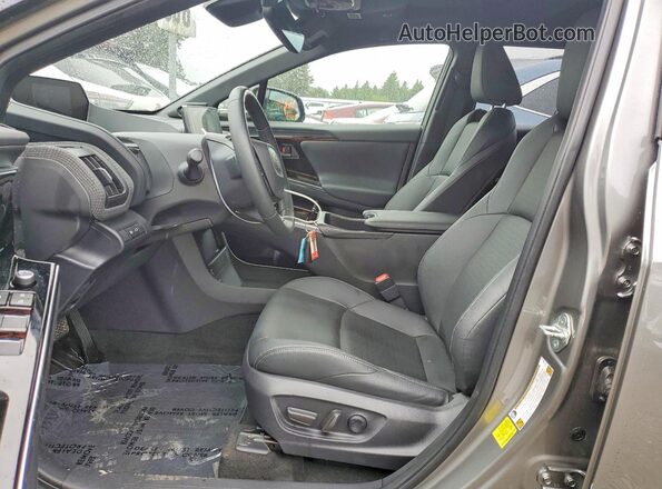 JTMAAAAA3PA012520 2023 TOYOTA BZ4X Gray Widok wnętrza z przodu