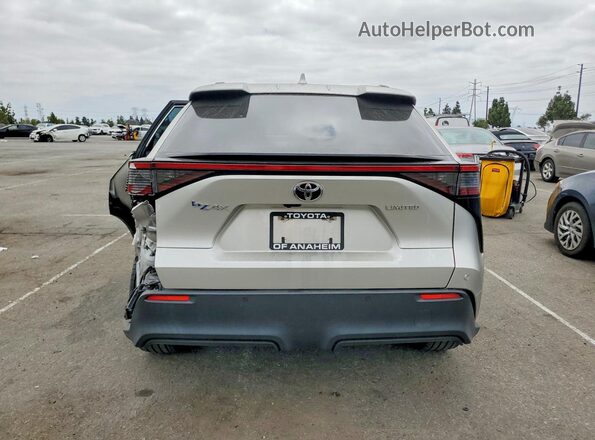 JTMAAAAA6PA015900 2023 TOYOTA BZ4X Silver Rear view