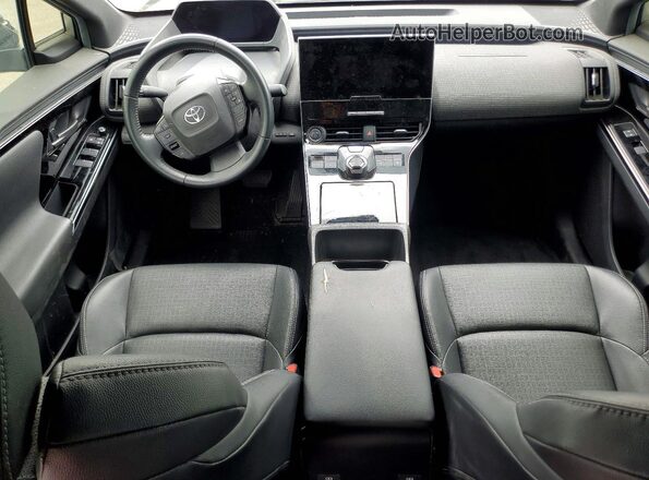 JTMAAAAA6PA015900 2023 TOYOTA BZ4X Silver Dashboard view