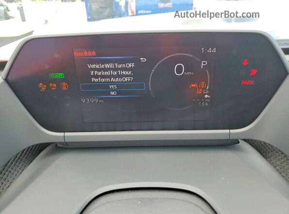 JTMAAAAA6RA051315 2024 TOYOTA BZ4X Серебряный Вид щитка приборов