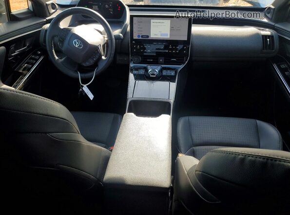 JTMAAAAA8PA027160 2023 TOYOTA BZ4X White Dashboard view
