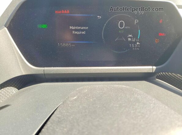 JTMAAAAAXSA055616 2025 TOYOTA BZ4X Серебряный Вид щитка приборов