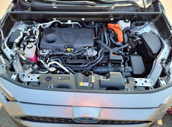 JTMAB3FV0PD124257 2023 TOYOTA RAV4 Silver Vista del compartimento del motor