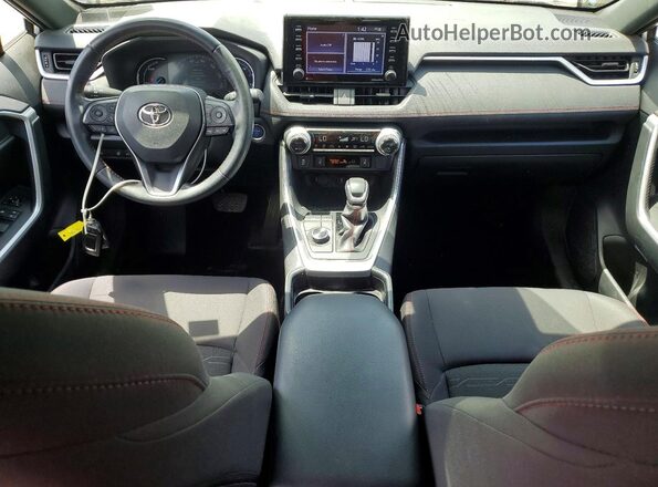 JTMAB3FV1MD049855 2021 TOYOTA RAV4 Silver Dashboard view