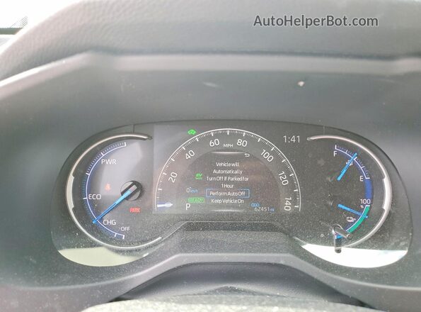 JTMAB3FV1MD049855 2021 TOYOTA RAV4 Silver Instrument cluster view