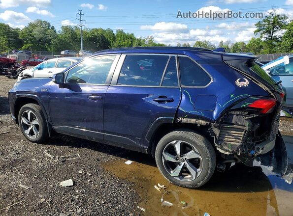 JTMAB3FV1MD068907 2021 TOYOTA RAV4 Синий Задняя левая четверть