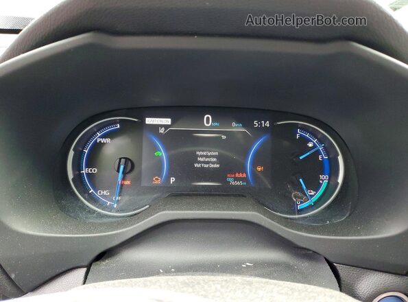 JTMAB3FV1MD068907 2021 TOYOTA RAV4 Синий Вид щитка приборов