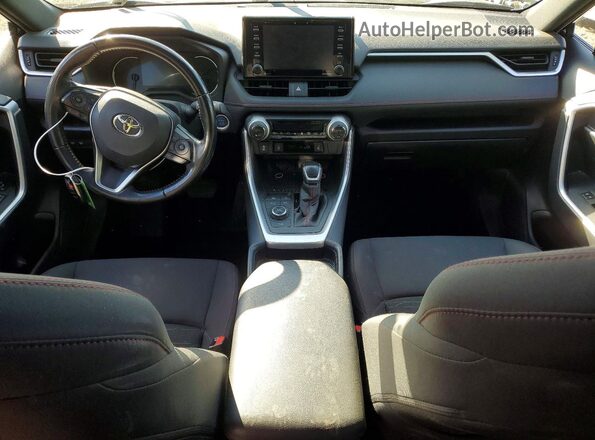 JTMAB3FV1MD068907 2021 TOYOTA RAV4 Синий Вид панели приборов