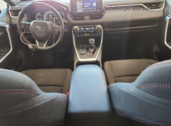 JTMAB3FV2ND105044 2022 TOYOTA RAV4 Белый Вид панели приборов