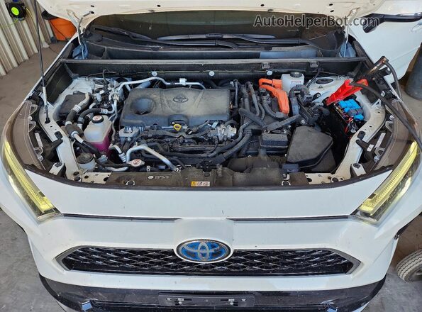 JTMAB3FV2ND105044 2022 TOYOTA RAV4 Белый Вид задней части салона