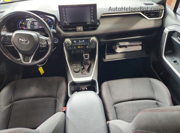 JTMAB3FV3MD036721 2021 TOYOTA RAV4 Black Widok deski rozdzielczej