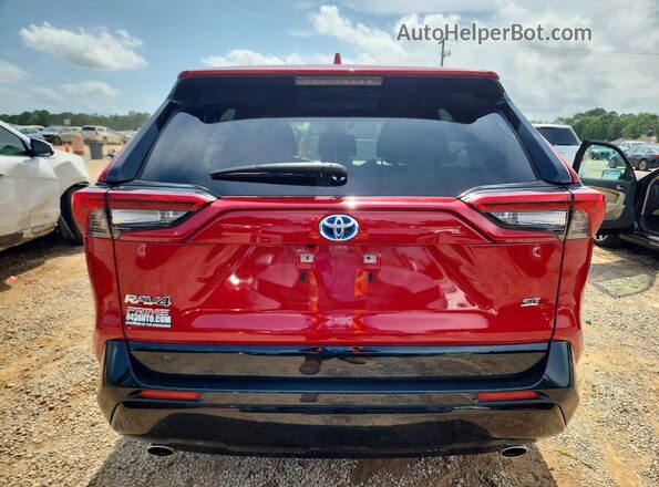 JTMAB3FV3MD057245 2021 TOYOTA RAV4 Red Widok z tyłu