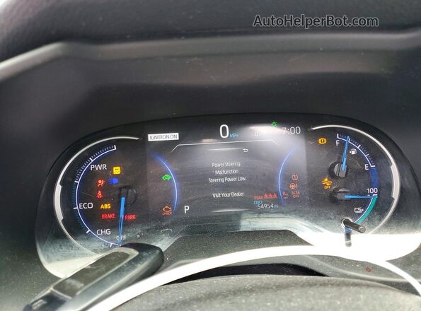 JTMAB3FVXMD063284 2021 TOYOTA RAV4 Black Instrument cluster view