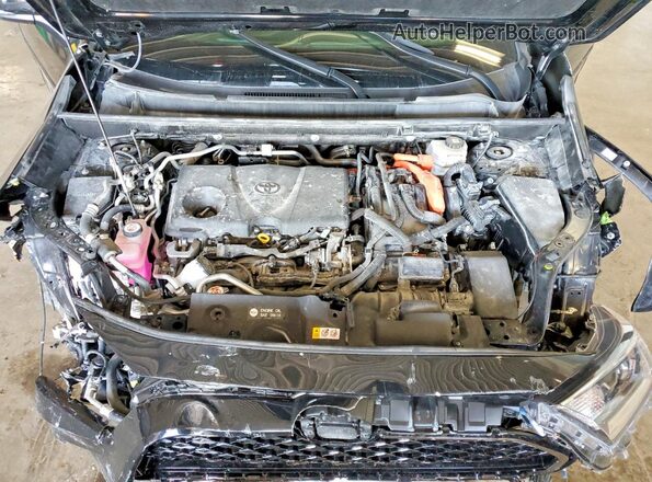 JTMAB3FVXMD063284 2021 TOYOTA RAV4 Black Engine compartment view
