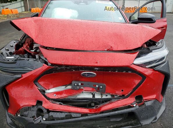 JTMABABA1RA055607 2024 SUBARU SOLTERRA Red Rear interior view