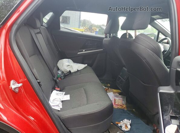 JTMABABA1RA055607 2024 SUBARU SOLTERRA Red Rear seats view