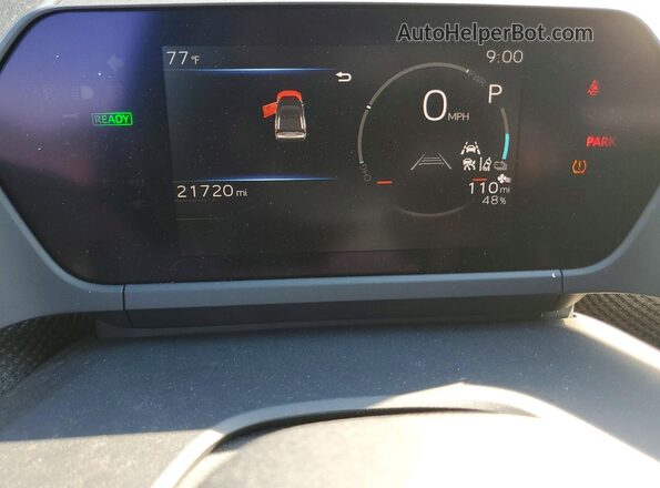 JTMABABA1RA058071 2024 SUBARU SOLTERRA Black Вид щитка приладів