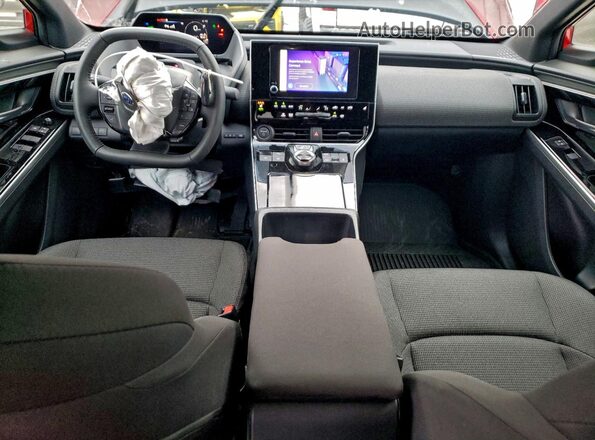 JTMABABA2SA096561 2025 SUBARU SOLTERRA Red Առջևի վահանակի տեսք