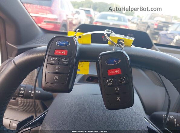 JTMABABA2SA107073 2025 SUBARU SOLTERRA White წინა პანელის ხედი
