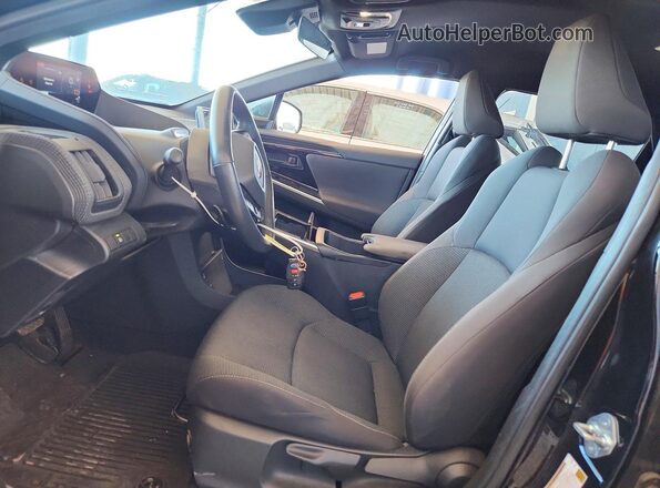 JTMABABA3RA055656 2024 SUBARU SOLTERRA Black Front interior view