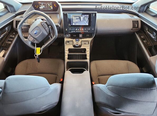 JTMABABA3RA055656 2024 SUBARU SOLTERRA Black Dashboard view