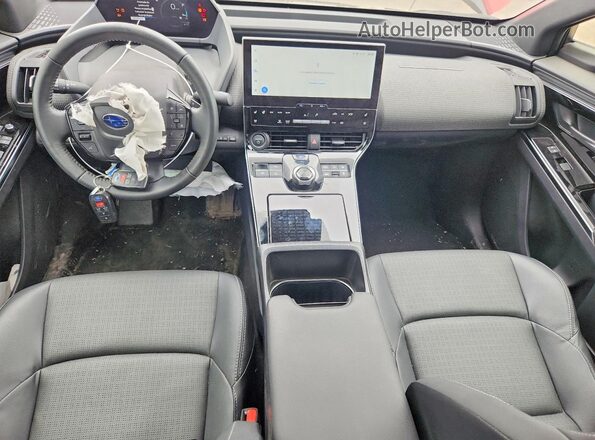 JTMABABA8PA042513 2023 SUBARU SOLTERRA Red Dashboard view