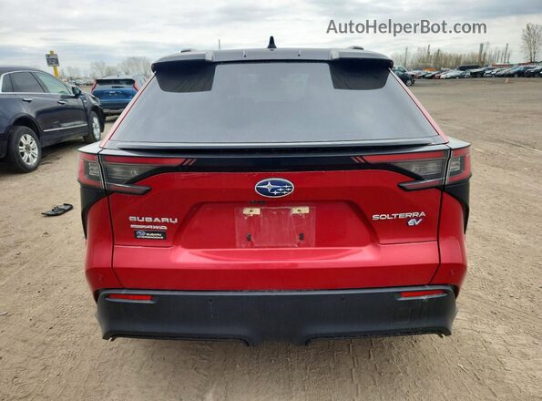 JTMABABA8PA042513 2023 SUBARU SOLTERRA Red Rear view
