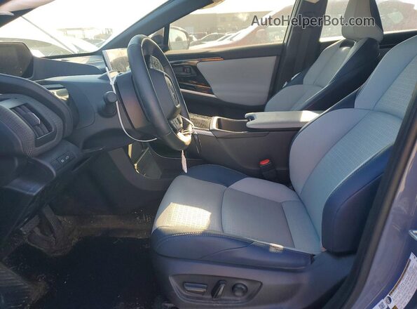 JTMABABAXRA065889 2024 SUBARU SOLTERRA Gray Vista interior delantera