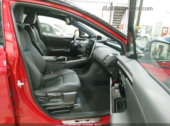 JTMABACA0RA074101 2024 TOYOTA BZ4X Red წინა სალონის ხედი