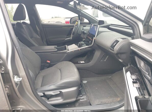 JTMABACA2PA043865 2023 TOYOTA BZ4X Gray Вид салону спереду