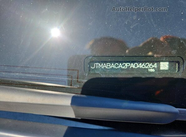 JTMABACA2PA046264 2023 TOYOTA BZ4X Red Вид наклейки з VIN-кодом