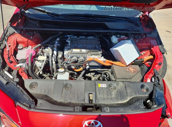 JTMABACA2PA046264 2023 TOYOTA BZ4X Red Вид підкапотного простору