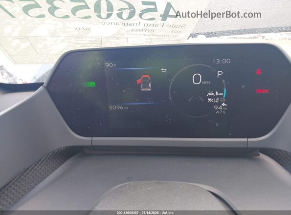 JTMABACA4PA031474 2023 TOYOTA BZ4X White Вид задніх сидінь