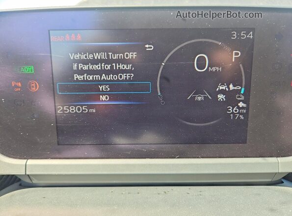 JTMABACA5PA020872 2023 TOYOTA BZ4X White ხელსაწყოთა პანელის ხედი