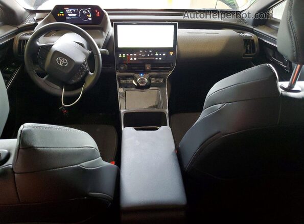 JTMABACA6RA074653 2024 TOYOTA BZ4X Gray Առջևի վահանակի տեսք