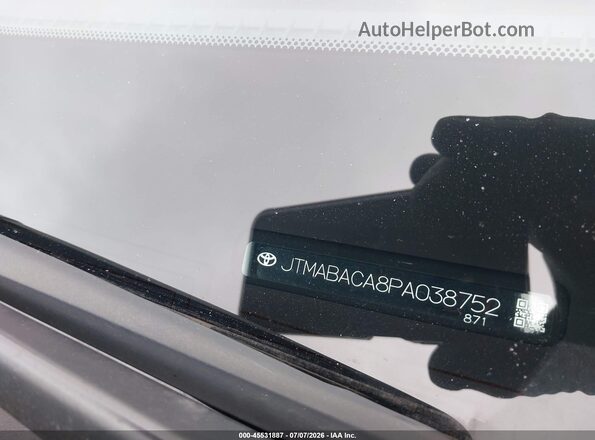 JTMABACA8PA038752 2023 TOYOTA BZ4X Серый 