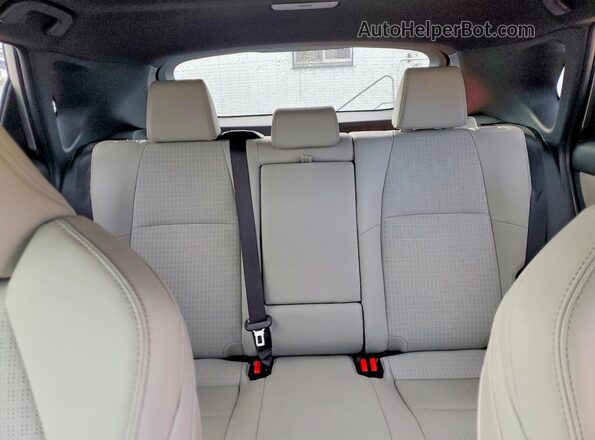JTMABACA8PA041649 2023 TOYOTA BZ4X Silver უკანა სავარძლების ხედი