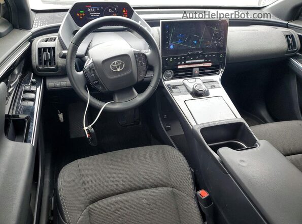 JTMABACA8RA081619 2024 TOYOTA BZ4X Black Առջևի վահանակի տեսք