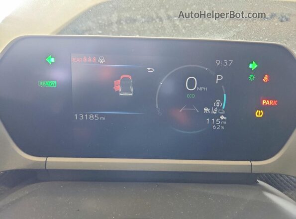 JTMABACA9SA094546 2025 TOYOTA BZ4X White ხელსაწყოთა პანელის ხედი