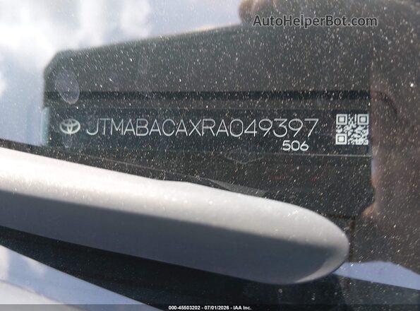 JTMABACAXRA049397 2024 TOYOTA BZ4X Gray Engine compartment view